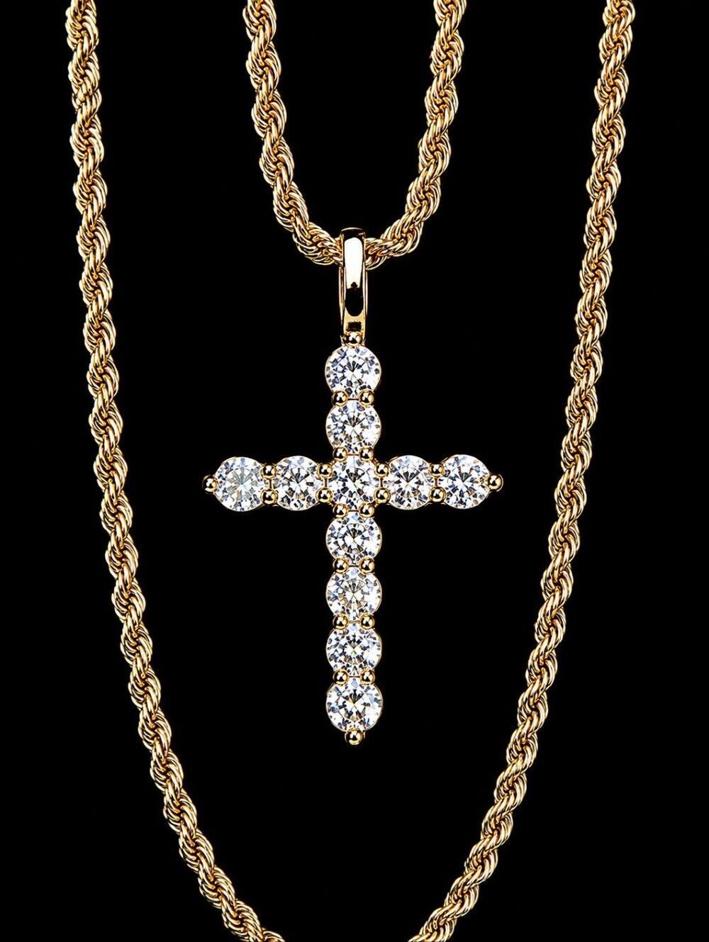 Diamond Cross Necklace